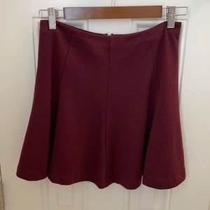 Maroon Banana Republic Mini Skirt Size 0